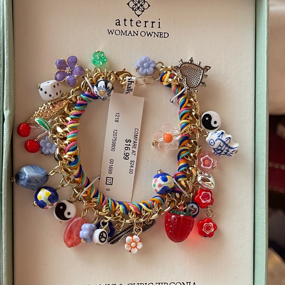 Atterri Colorful Charm Bracelet